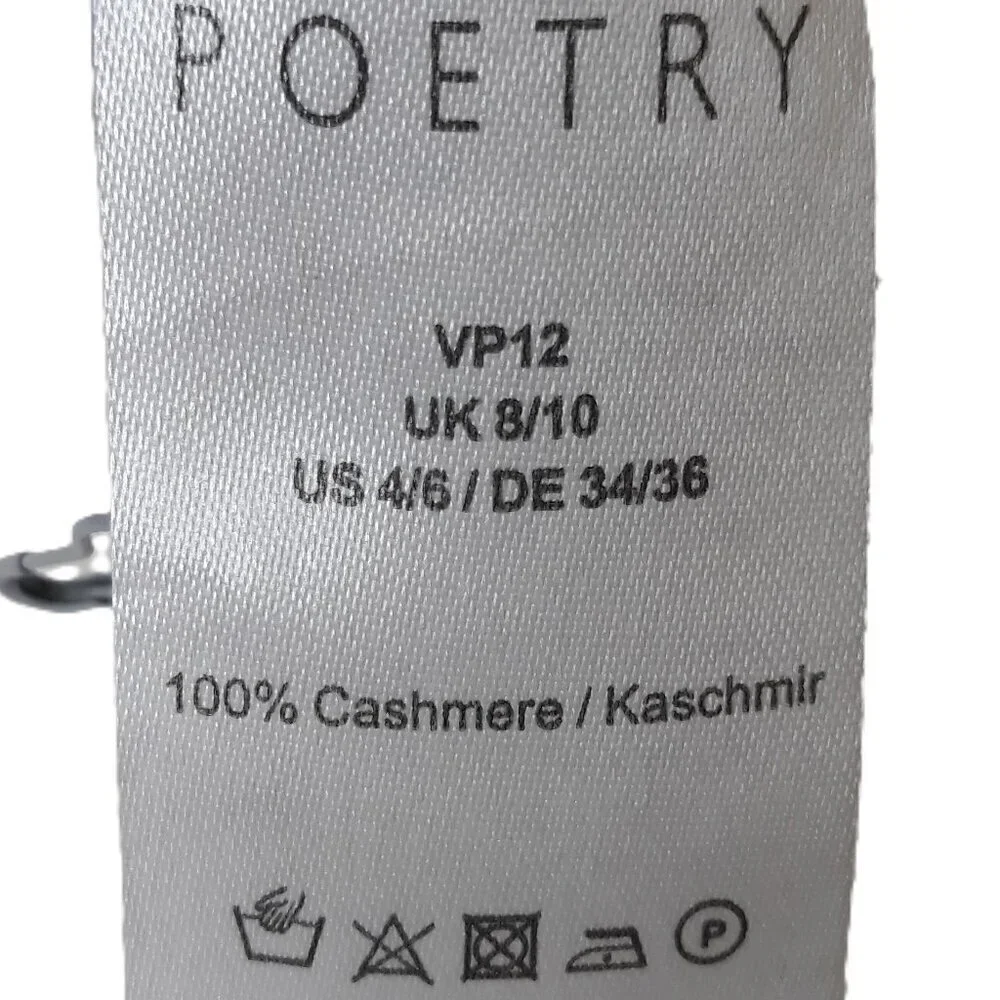 Poetry Cashmere Dolman Sleeve Sweater 4/6 Minimalist Neutral Quiet Luxury